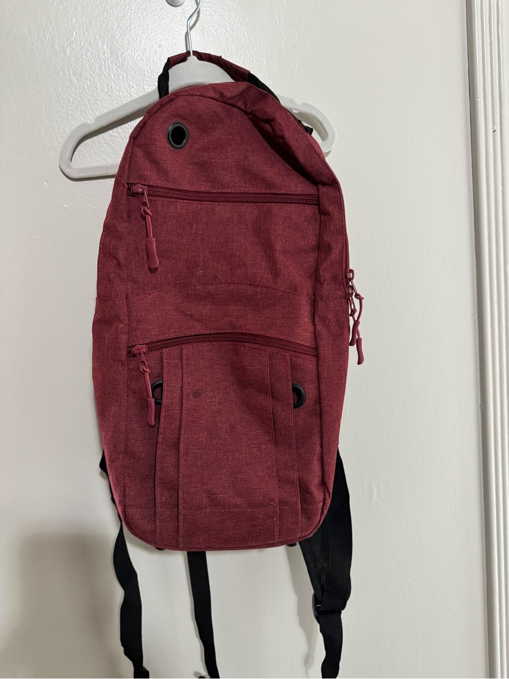 Small Oxygen Tank Burgundy Backpack